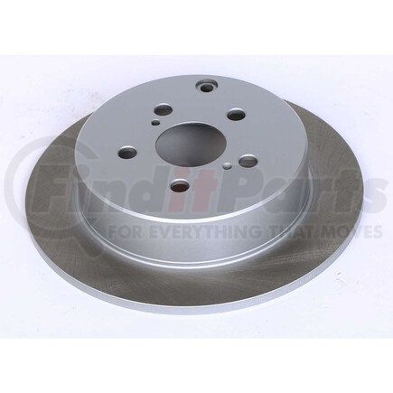 JBR932SCR by POWERSTOP BRAKES - Disc Brake Rotor - Rear, Solid, Semi-Coated for 03-06 Pontiac Vibe