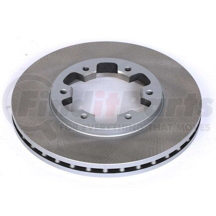 JBR360SCR by POWERSTOP BRAKES - Disc Brake Rotor - Front, Vented, Semi-Coated for 86-94 Nissan D21