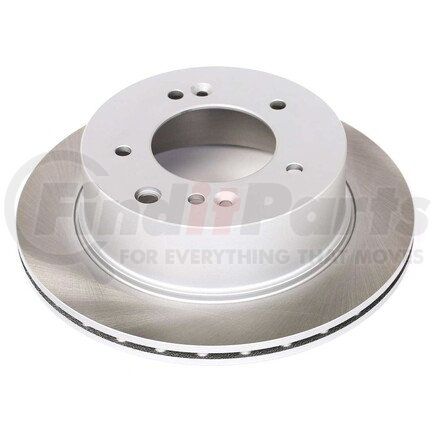 JBR1513SCR by POWERSTOP BRAKES - Disc Brake Rotor - Rear, Vented, Semi-Coated for 03-06 Kia Sorento