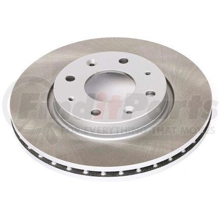 JBR1515SCR by POWERSTOP BRAKES - Disc Brake Rotor - Front, Vented, Semi-Coated for 04-09 Kia Spectra