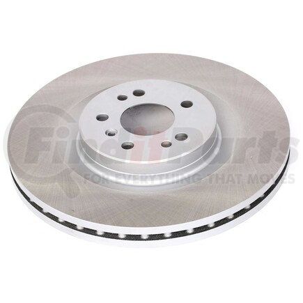 EBR674SCR by POWERSTOP BRAKES - Disc Brake Rotor - Rear, Vented, Semi-Coated for 2002 - 2006 Audi A4