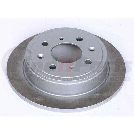 JBR308SCR by POWERSTOP BRAKES - Disc Brake Rotor - Front, Vented, Semi-Coated for 90-01 Acura Integra