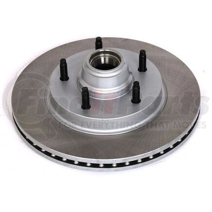 AR8556SCR by POWERSTOP BRAKES - Disc Brake Rotor - Front, Vented, Semi-Coated for 97-99 Ford F-150