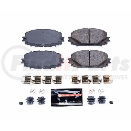 Z231628 by POWERSTOP BRAKES - Z23 EVOLUTION SPORT CARBON-FIBER BRAKE PADS W/ HARDWARE