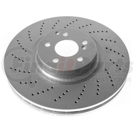 EBR1263EVC by POWERSTOP BRAKES - Evolution® Disc Brake Rotor - Coated