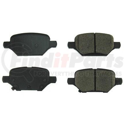 16-2168 by POWERSTOP BRAKES - Z16 EVOLUTION CERAMIC BRAKE PADS