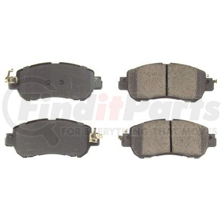 16-2038 by POWERSTOP BRAKES - Z16 EVOLUTION CERAMIC BRAKE PADS