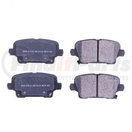 16-2189 by POWERSTOP BRAKES - Z16 EVOLUTION CERAMIC BRAKE PADS