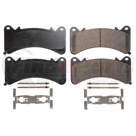 17-1910 by POWERSTOP BRAKES - Z17 EVOLUTION CERAMIC BRAKE PADS W/ HARDWARE