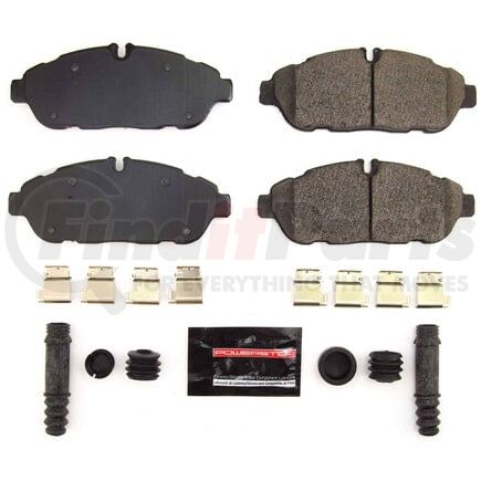 Z23-2301 by POWERSTOP BRAKES - Z23 EVOLUTION SPORT CARBON-FIBER BRAKE PADS W/ HARDWARE