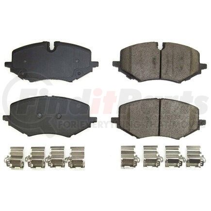 17-2307 by POWERSTOP BRAKES - Z17 EVOLUTION CERAMIC BRAKE PADS W/ HARDWARE