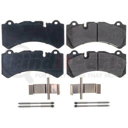 17-1819 by POWERSTOP BRAKES - Z17 EVOLUTION CERAMIC BRAKE PADS W/ HARDWARE