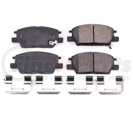 17-1913N by POWERSTOP BRAKES - Z17 EVOLUTION CERAMIC BRAKE PADS W/ HARDWARE