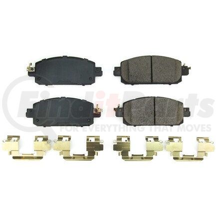 17-2310 by POWERSTOP BRAKES - Z17 EVOLUTION CERAMIC BRAKE PADS W/ HARDWARE