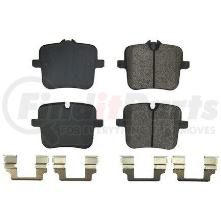 17-2059 by POWERSTOP BRAKES - Z17 EVOLUTION CERAMIC BRAKE PADS W/ HARDWARE