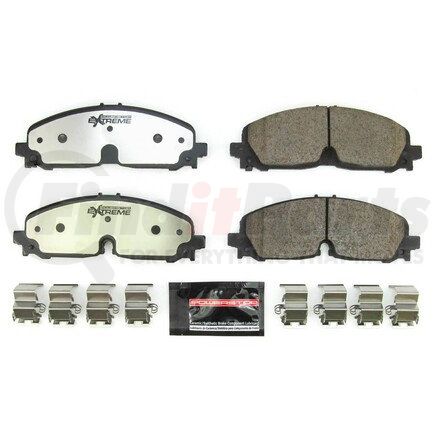 Z36-2371 by POWERSTOP BRAKES - Z36 TRUCK & TOW CARBON-FIBER CERAMIC BRAKE PADS W/ HARDWARE