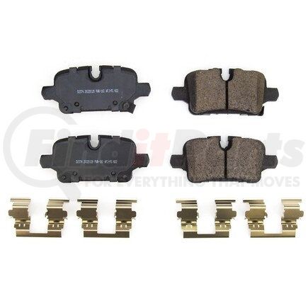 17-2374 by POWERSTOP BRAKES - Z17 EVOLUTION CERAMIC BRAKE PADS W/ HARDWARE