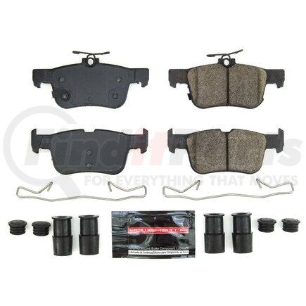 Z23-1833A by POWERSTOP BRAKES - Z23 EVOLUTION SPORT CARBON-FIBER BRAKE PADS W/ HARDWARE