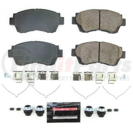 Z23-476B by POWERSTOP BRAKES - Z23 EVOLUTION SPORT CARBON-FIBER BRAKE PADS W/ HARDWARE