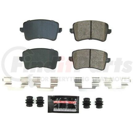 Z23-1386B by POWERSTOP BRAKES - Z23 EVOLUTION SPORT CARBON-FIBER BRAKE PADS W/ HARDWARE