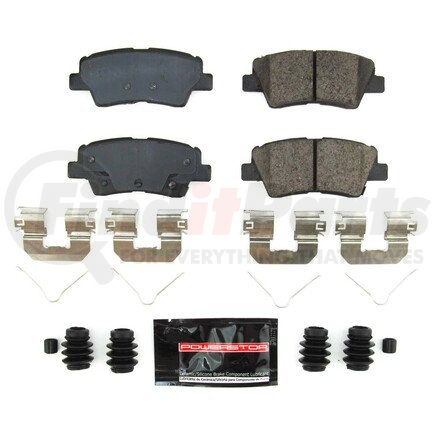 Z23-2098 by POWERSTOP BRAKES - Z23 EVOLUTION SPORT CARBON-FIBER BRAKE PADS W/ HARDWARE