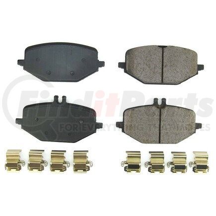 17-2210 by POWERSTOP BRAKES - Z17 EVOLUTION CERAMIC BRAKE PADS W/ HARDWARE