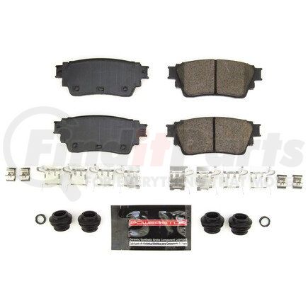 Z23-2391 by POWERSTOP BRAKES - Z23 EVOLUTION SPORT CARBON-FIBER BRAKE PADS W/ HARDWARE