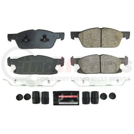 Z23-1818B by POWERSTOP BRAKES - Z23 EVOLUTION SPORT CARBON-FIBER BRAKE PADS W/ HARDWARE