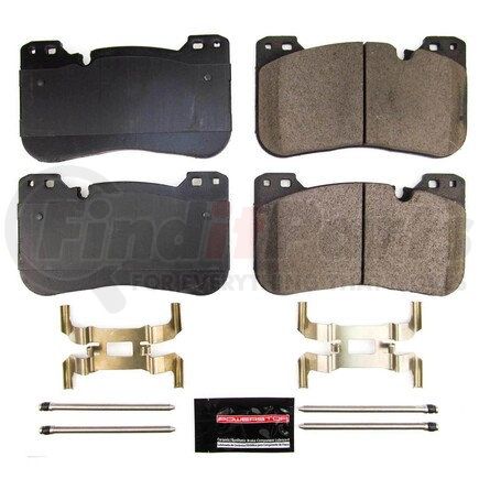 Z23-2155 by POWERSTOP BRAKES - Z23 EVOLUTION SPORT CARBON-FIBER BRAKE PADS W/ HARDWARE