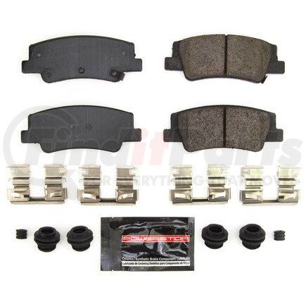 Z23-2299 by POWERSTOP BRAKES - Z23 EVOLUTION SPORT CARBON-FIBER BRAKE PADS W/ HARDWARE