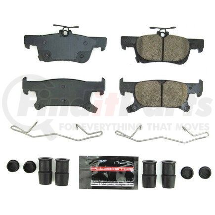 Z23-2025 by POWERSTOP BRAKES - Z23 EVOLUTION SPORT CARBON-FIBER BRAKE PADS W/ HARDWARE