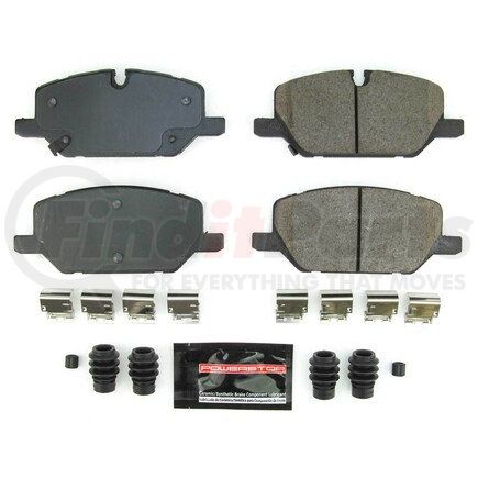 Z23-2314 by POWERSTOP BRAKES - Z23 EVOLUTION SPORT CARBON-FIBER BRAKE PADS W/ HARDWARE