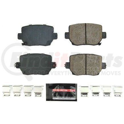 Z23-2387 by POWERSTOP BRAKES - Z23 EVOLUTION SPORT CARBON-FIBER BRAKE PADS W/ HARDWARE