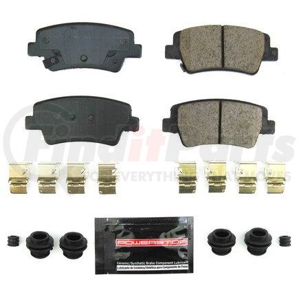 Z23-2395 by POWERSTOP BRAKES - Z23 EVOLUTION SPORT CARBON-FIBER BRAKE PADS W/ HARDWARE