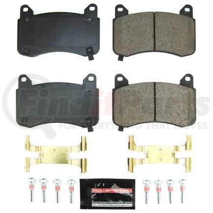 Z23-2399 by POWERSTOP BRAKES - Z23 EVOLUTION SPORT CARBON-FIBER BRAKE PADS W/ HARDWARE