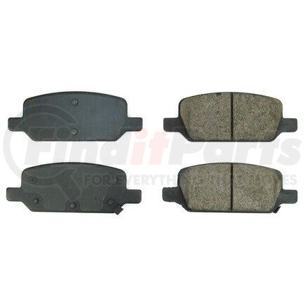 16-2283 by POWERSTOP BRAKES - Z16 EVOLUTION CERAMIC BRAKE PADS