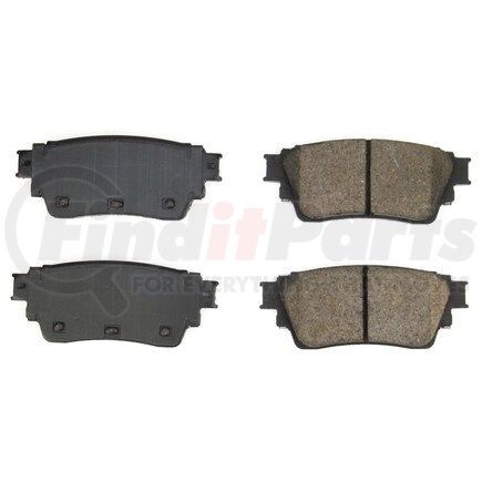 16-2391 by POWERSTOP BRAKES - Z16 EVOLUTION CERAMIC BRAKE PADS