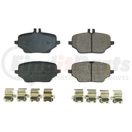 17-2235 by POWERSTOP BRAKES - Z17 EVOLUTION CERAMIC BRAKE PADS W/ HARDWARE