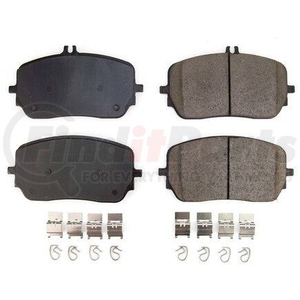 17-2237 by POWERSTOP BRAKES - Z17 EVOLUTION CERAMIC BRAKE PADS W/ HARDWARE