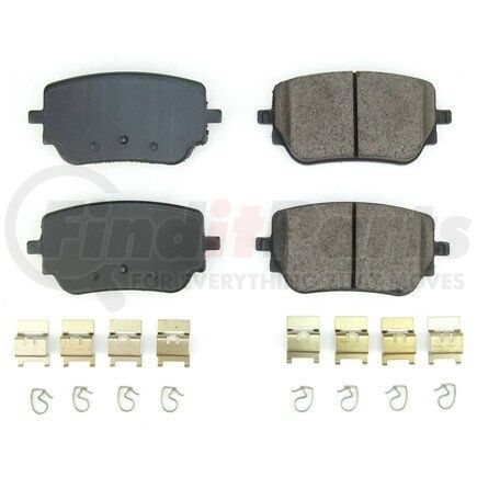 17-2271 by POWERSTOP BRAKES - Z17 EVOLUTION CERAMIC BRAKE PADS W/ HARDWARE