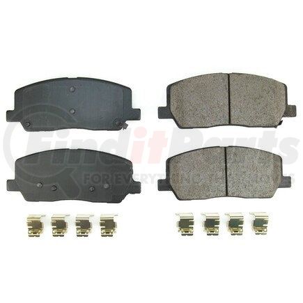 17-2379 by POWERSTOP BRAKES - Z17 EVOLUTION CERAMIC BRAKE PADS W/ HARDWARE