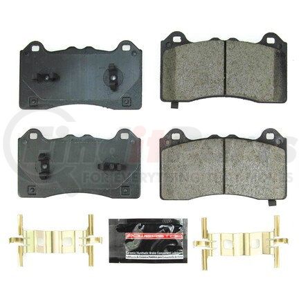 Z23-2390 by POWERSTOP BRAKES - Z23 EVOLUTION SPORT CARBON-FIBER BRAKE PADS W/ HARDWARE