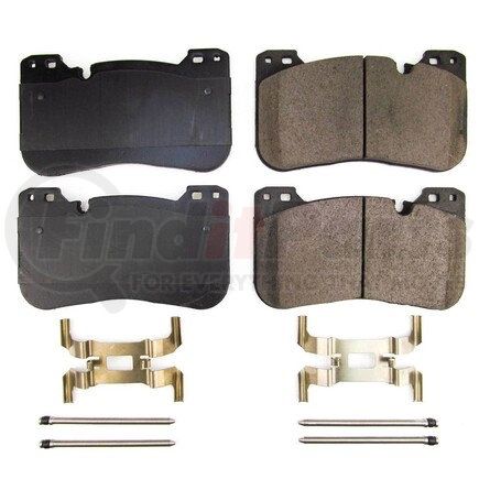 17-2155 by POWERSTOP BRAKES - Z17 EVOLUTION CERAMIC BRAKE PADS W/ HARDWARE