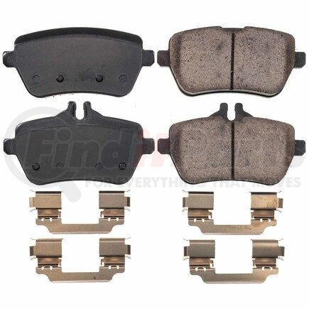 17-1689N by POWERSTOP BRAKES - Z17 EVOLUTION CERAMIC BRAKE PADS W/ HARDWARE