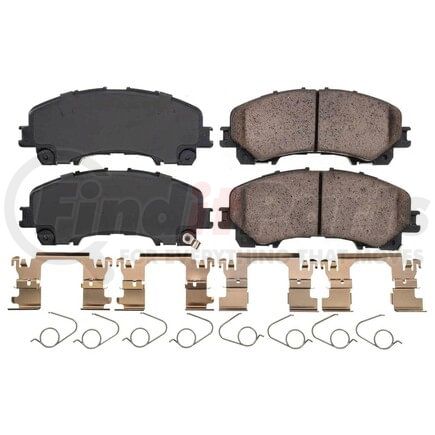 17-1736N by POWERSTOP BRAKES - Z17 EVOLUTION CERAMIC BRAKE PADS W/ HARDWARE