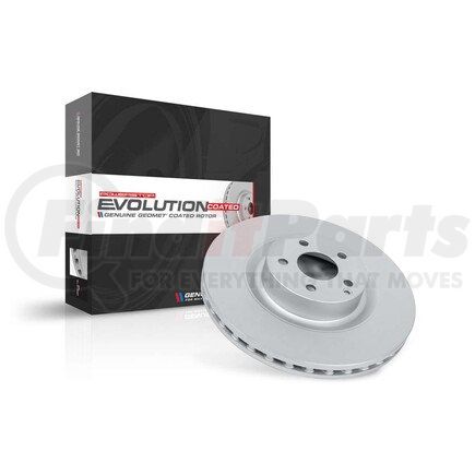 JBR1799EVC by POWERSTOP BRAKES - Evolution® Disc Brake Rotor - Coated