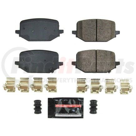 Z23-2231 by POWERSTOP BRAKES - Z23 EVOLUTION SPORT CARBON-FIBER BRAKE PADS W/ HARDWARE