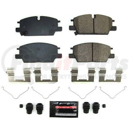 Z23-2375 by POWERSTOP BRAKES - Z23 EVOLUTION SPORT CARBON-FIBER BRAKE PADS W/ HARDWARE