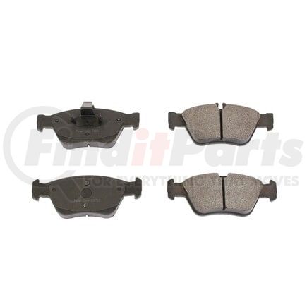 PM18710 by POWERSTOP BRAKES - Disc Brake Pad Set - Front, Posi-Mold, Metallic Pads for 1996-2000 Mercedes-Benz C280