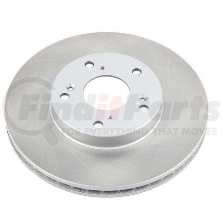 JBR709SCR by POWERSTOP BRAKES - Disc Brake Rotor - Front, Vented, Semi-Coated for 14-15 Acura ILX